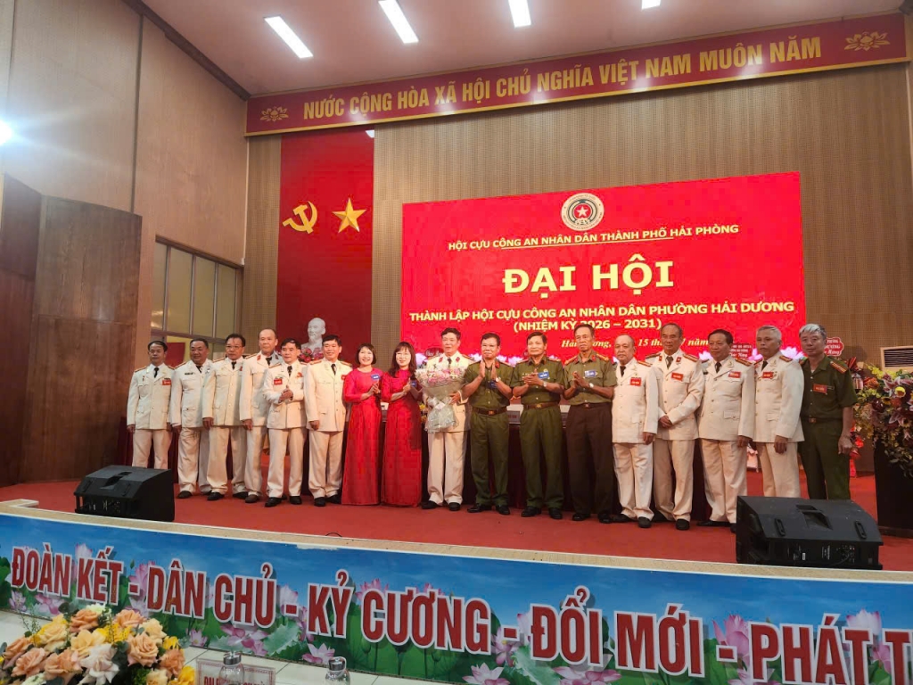 Hải Phòng: Thành lập Hội Cựu CAND phường Hải Dương, nhiệm kỳ 2026 - 2031