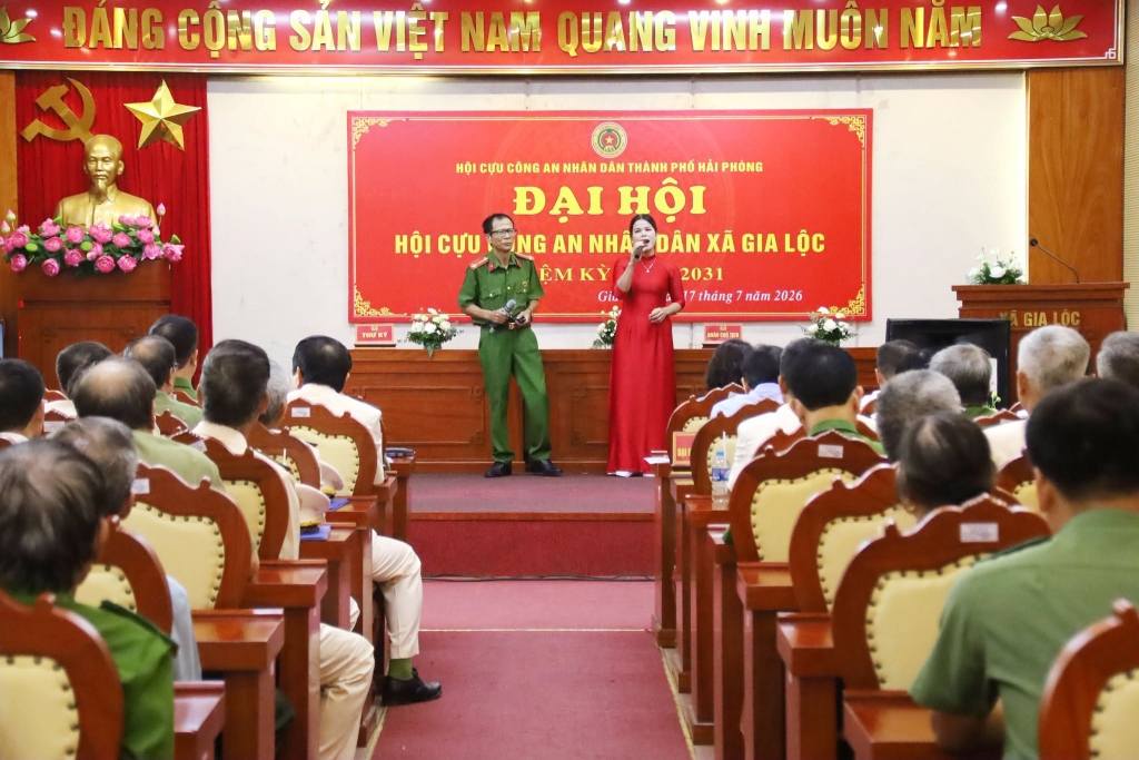 Hải Phòng: Thành lập Hội Cựu CAND xã Gia Lộc, nhiệm kỳ 2026 - 2031 Hải Phòng: Thành lập Hội Cựu CAND xã Gia Lộc, nhiệm kỳ 2026 - 2031