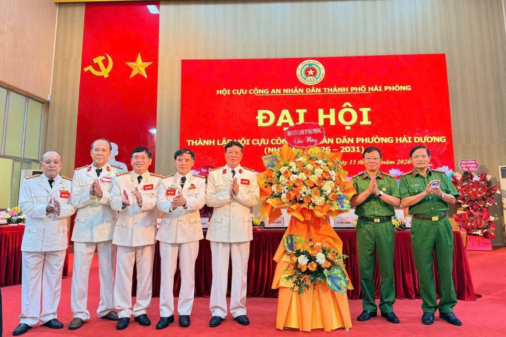 Hải Phòng: Thành lập Hội Cựu CAND phường Hải Dương, nhiệm kỳ 2026 - 2031
