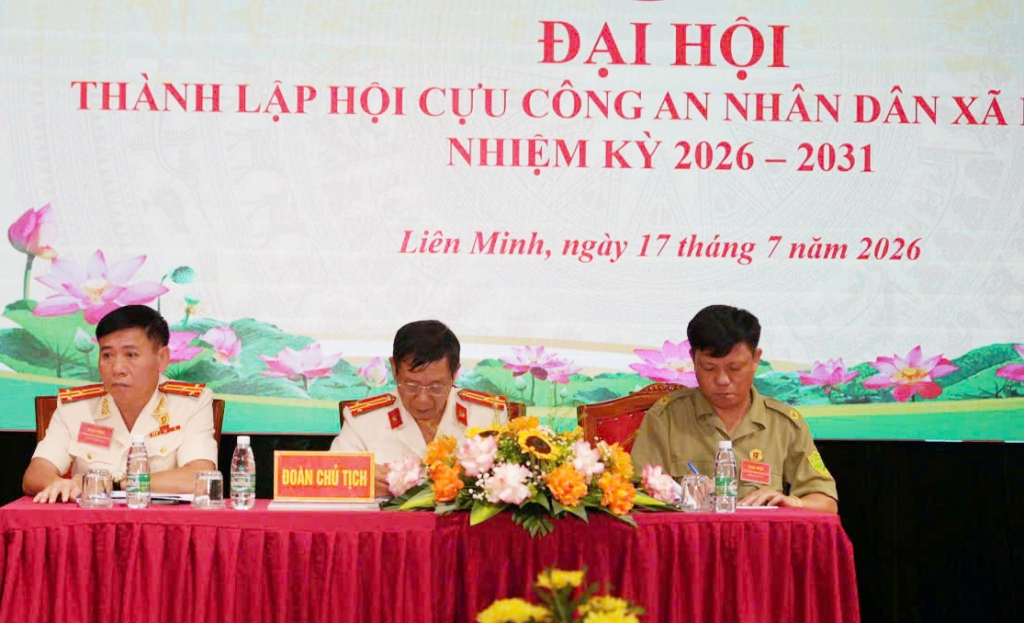 Hà Nội: Thành lập Hội Cựu CAND xã Liên Minh, nhiệm kỳ 2026 - 2031