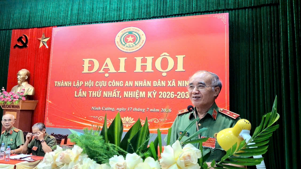 Ninh Bình: Thành lập Hội Cựu CAND xã Ninh Cường, nhiệm kỳ 2026 - 2031