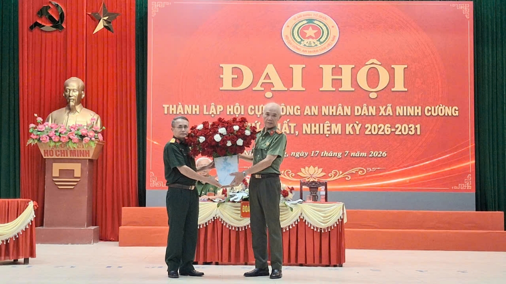 Ninh Bình: Thành lập Hội Cựu CAND xã Ninh Cường, nhiệm kỳ 2026 - 2031
