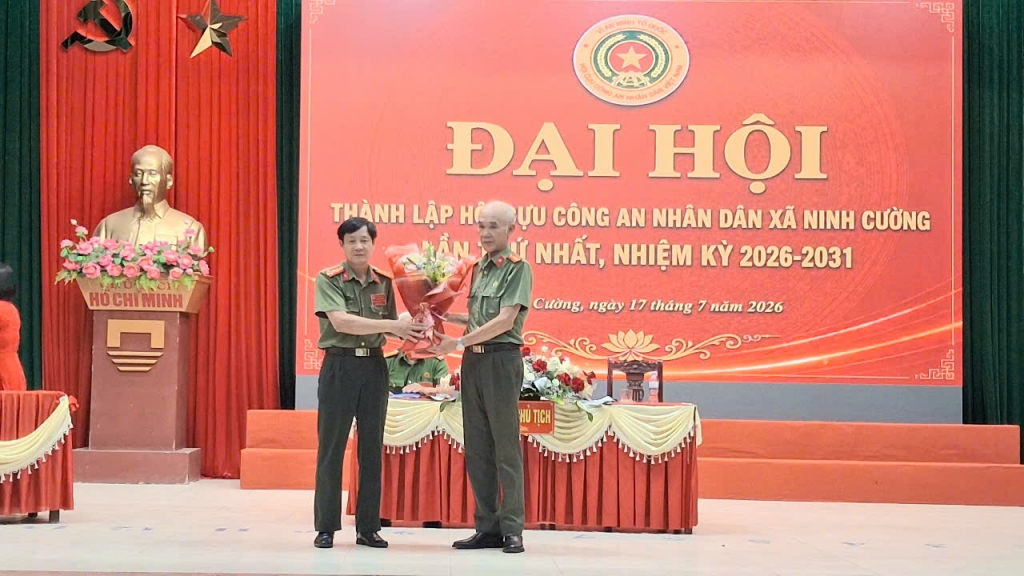 Ninh Bình: Thành lập Hội Cựu CAND xã Ninh Cường, nhiệm kỳ 2026 - 2031