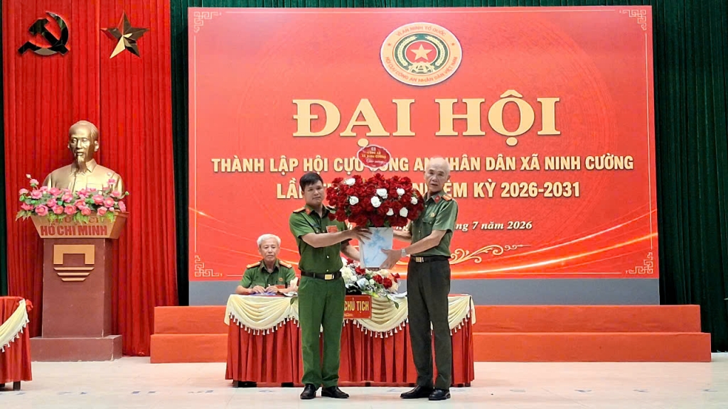 Ninh Bình: Thành lập Hội Cựu CAND xã Ninh Cường, nhiệm kỳ 2026 - 2031