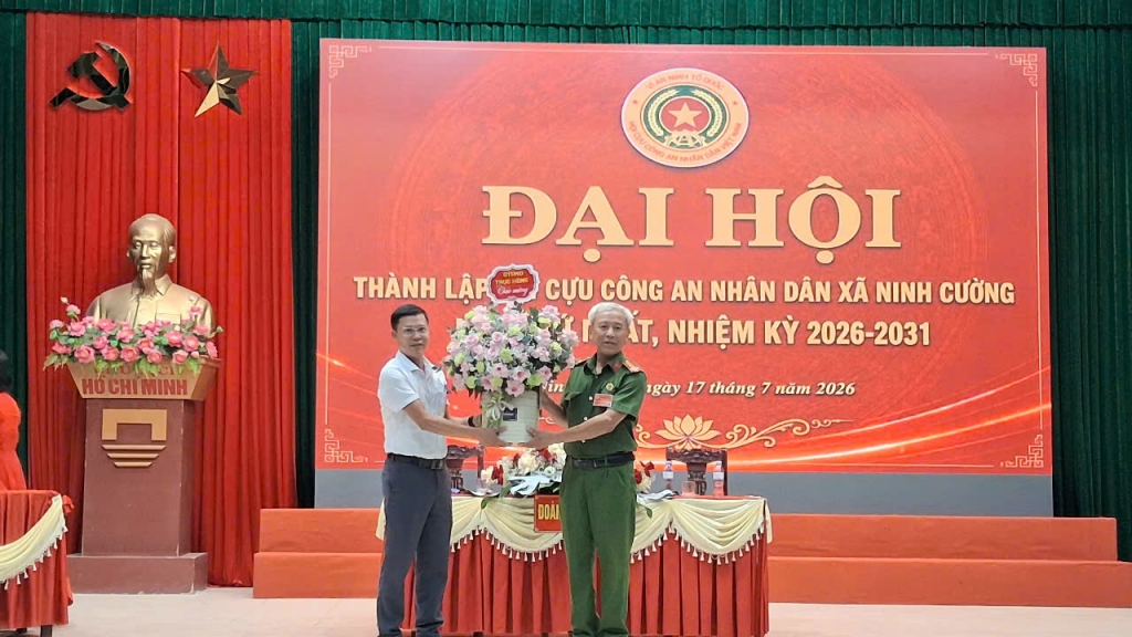 Ninh Bình: Thành lập Hội Cựu CAND xã Ninh Cường, nhiệm kỳ 2026 - 2031