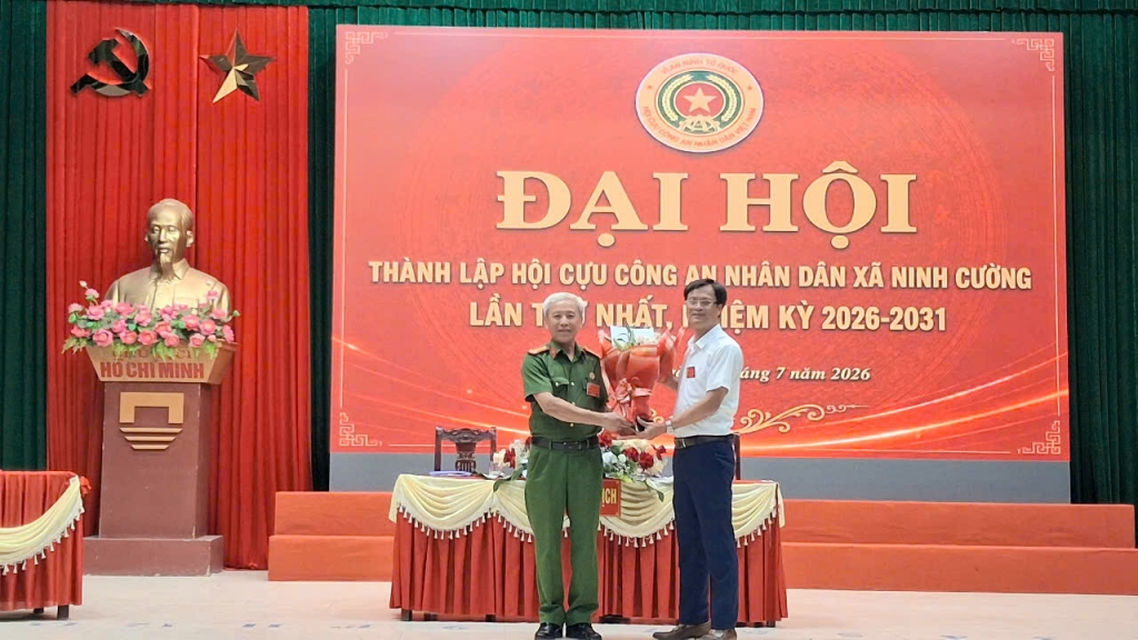 Ninh Bình: Thành lập Hội Cựu CAND xã Ninh Cường, nhiệm kỳ 2026 - 2031