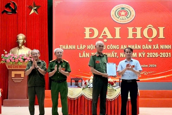 Ninh Bình: Thành lập Hội Cựu CAND xã Ninh Cường, nhiệm kỳ 2026 - 2031