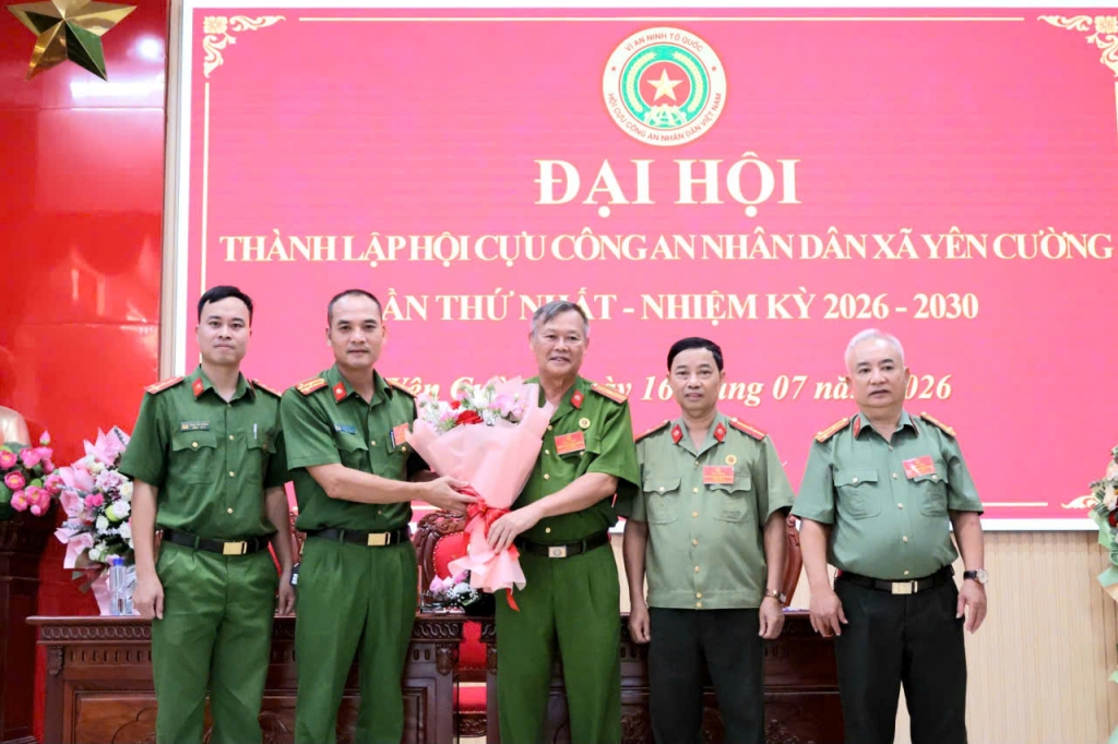 Ninh Bình: Thành lập Hội Cựu CAND xã Yên Cường, nhiệm kỳ 2026 - 2030
