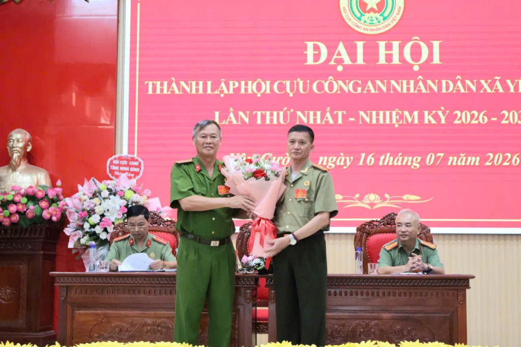 Ninh Bình: Thành lập Hội Cựu CAND xã Yên Cường, nhiệm kỳ 2026 - 2030