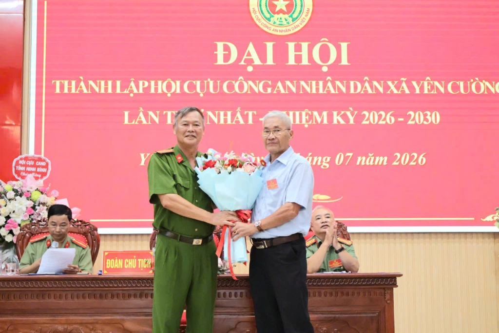 Ninh Bình: Thành lập Hội Cựu CAND xã Yên Cường, nhiệm kỳ 2026 - 2030