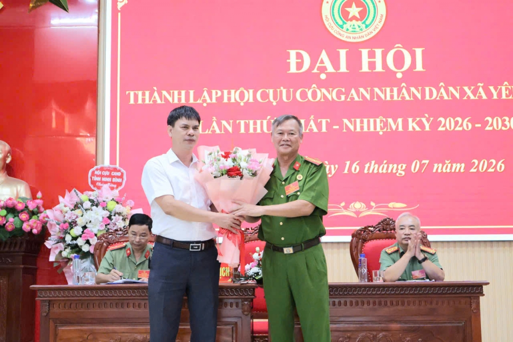 Ninh Bình: Thành lập Hội Cựu CAND xã Yên Cường, nhiệm kỳ 2026 - 2030