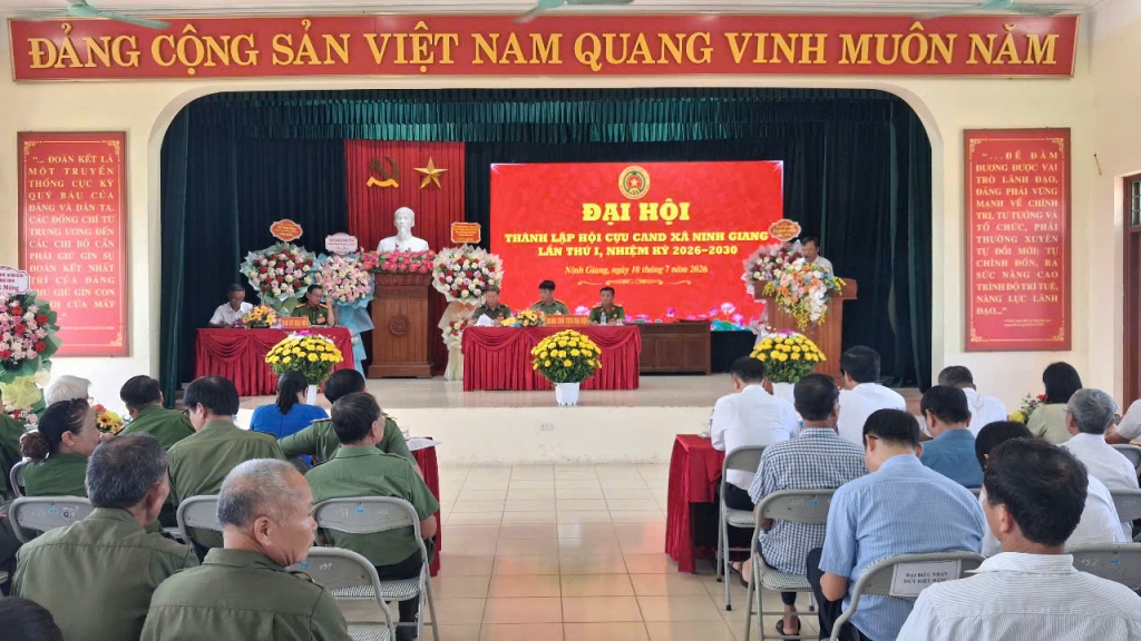 Ninh Bình: Thành lập Hội Cựu CAND xã Ninh Giang, nhiệm kỳ 2026 - 2030 Ninh Bình: Thành lập Hội Cựu CAND xã Ninh Giang, nhiệm kỳ 2026 - 2030