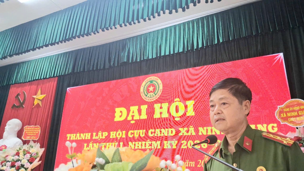 Ninh Bình: Thành lập Hội Cựu CAND xã Ninh Giang, nhiệm kỳ 2026 - 2030