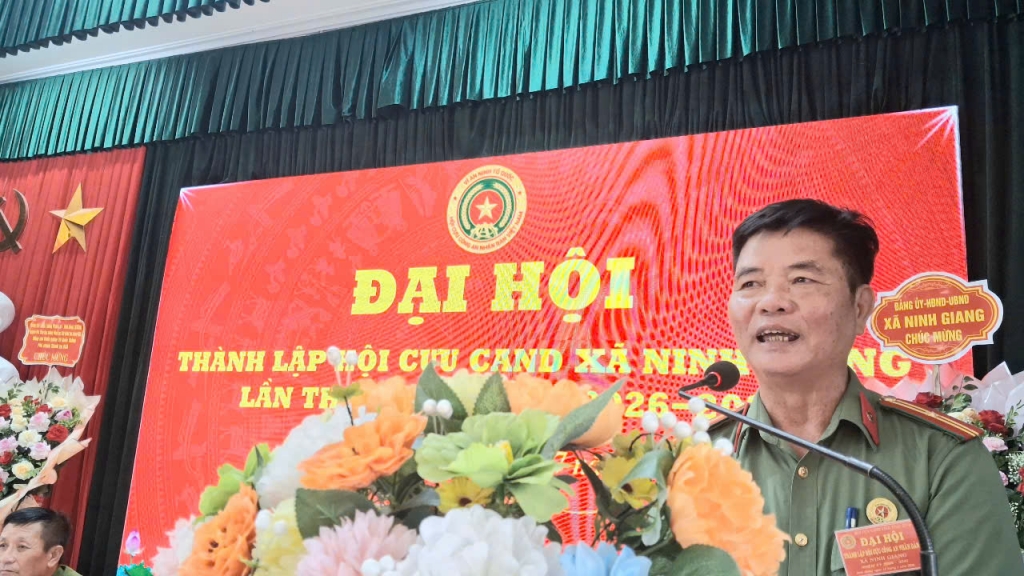 Ninh Bình: Thành lập Hội Cựu CAND xã Ninh Giang, nhiệm kỳ 2026 - 2030 Ninh Bình: Thành lập Hội Cựu CAND xã Ninh Giang, nhiệm kỳ 2026 - 2030