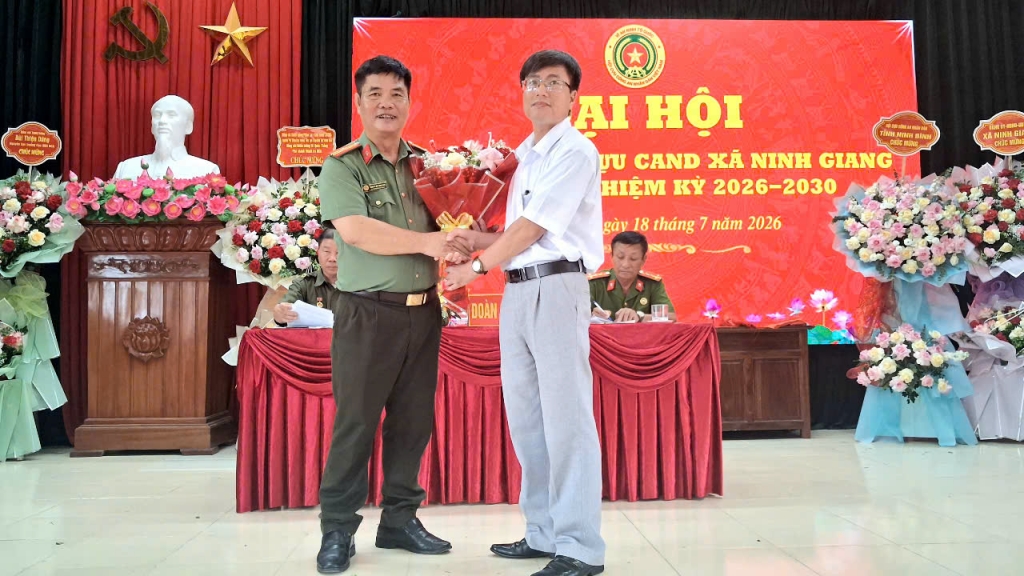 Ninh Bình: Thành lập Hội Cựu CAND xã Ninh Giang, nhiệm kỳ 2026 - 2030