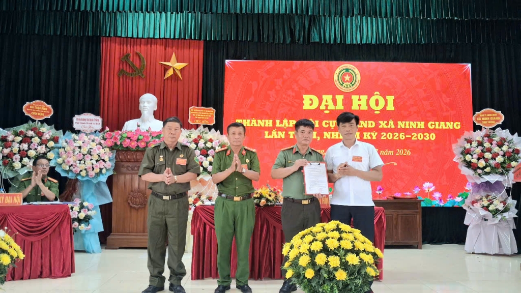 Ninh Bình: Thành lập Hội Cựu CAND xã Ninh Giang, nhiệm kỳ 2026 - 2030 Ninh Bình: Thành lập Hội Cựu CAND xã Ninh Giang, nhiệm kỳ 2026 - 2030