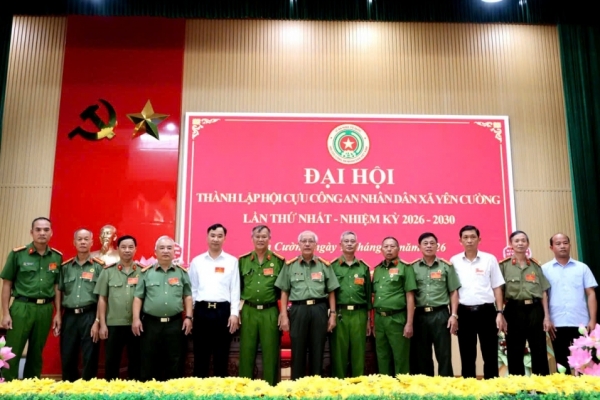 Ninh Bình: Thành lập Hội Cựu CAND xã Yên Cường, nhiệm kỳ 2026 - 2030