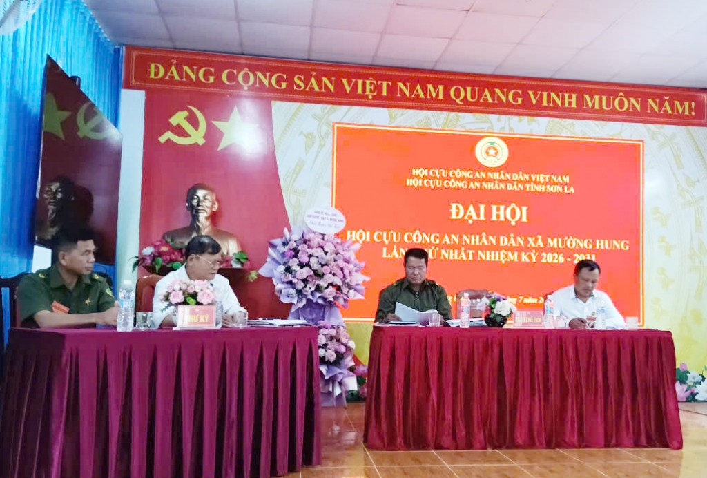 Sơn La: Thành lập Hội Cựu CAND Mường Hung, nhiệm kỳ 2026 - 2031