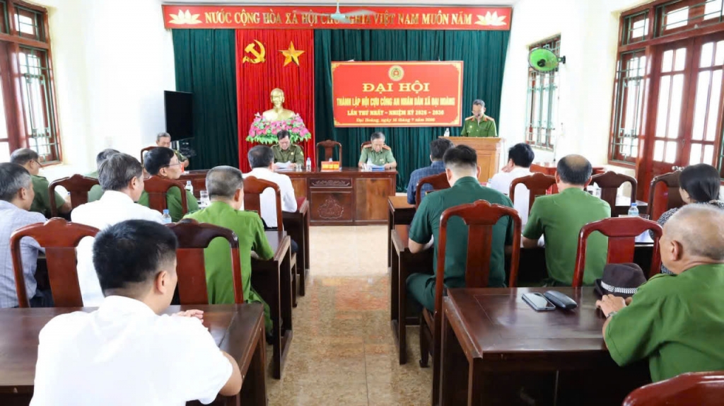 Ninh Bình: Sôi nổi Đại hội thành lập Hội Cựu CAND cấp xã, phường
