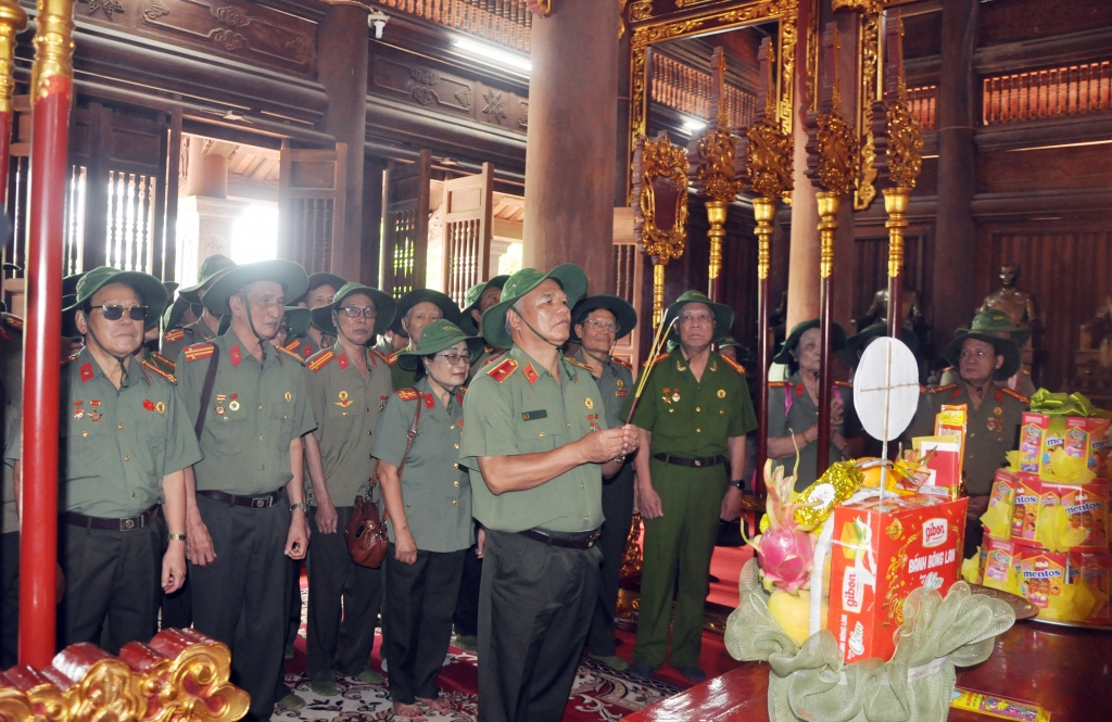 Giữ lửa truyền thống anh hùng qua hành trình về nguồn của lực lượng Công an chi viện chiến trường miền Nam