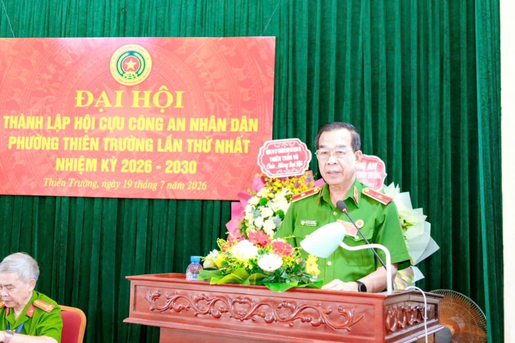 Ninh Bình: Thành lập Hội Cựu CAND phường Thiên Trường, nhiệm kỳ 2026 - 2030
