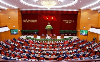 Thông cáo báo chí về ngày làm việc thứ hai Hội nghị Trung ương 3 khóa XIV