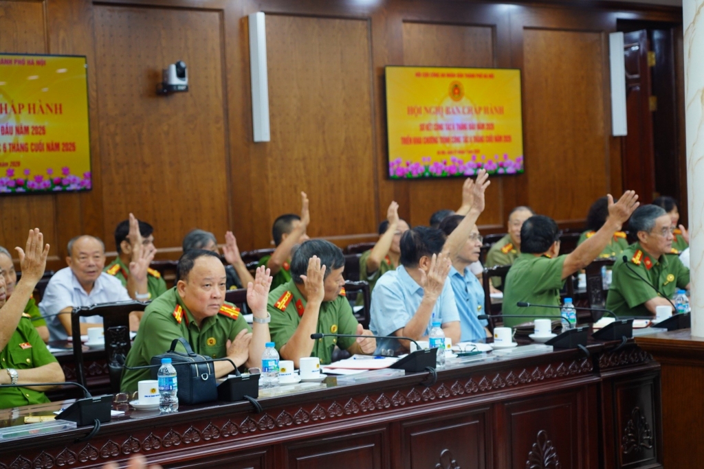Hội Cựu CAND TP. Hà Nội: Chuyển mình mạnh mẽ sau sắp xếp địa giới hành chính