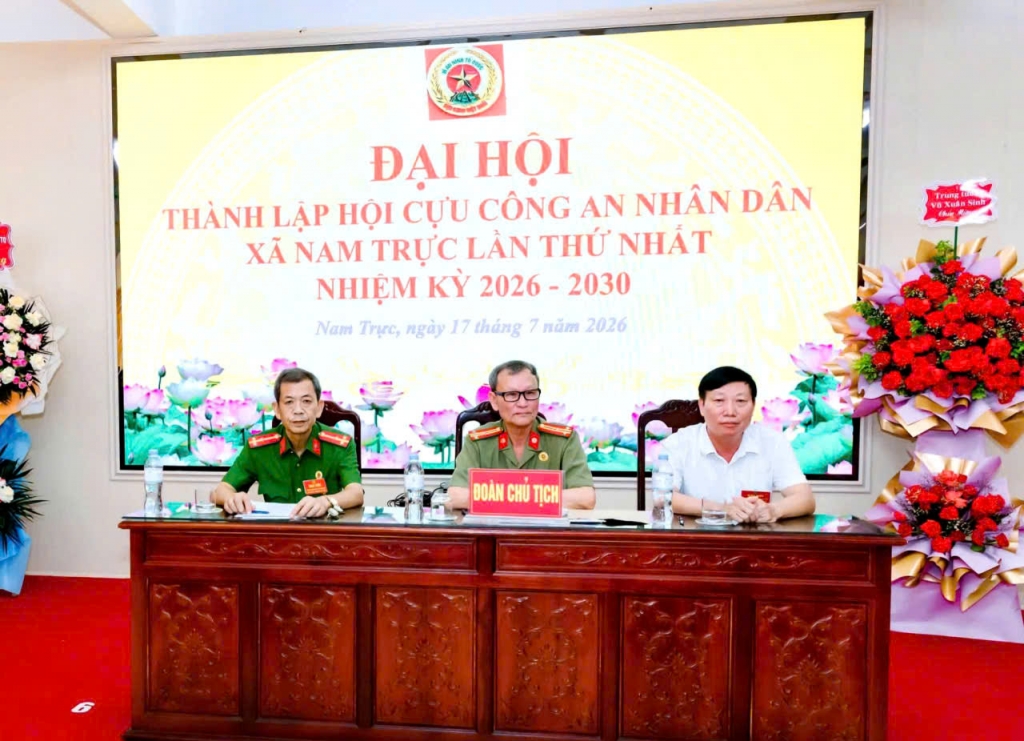 Ninh Bình: Thành lập Hội Cựu CAND xã Nam Trực, nhiệm kỳ 2026 - 2030 Ninh Bình: Thành lập Hội Cựu CAND xã Nam Trực, nhiệm kỳ 2026 - 2030