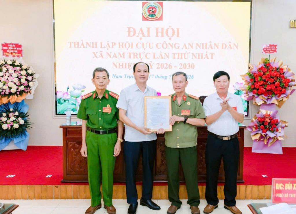 Ninh Bình: Thành lập Hội Cựu CAND xã Nam Trực, nhiệm kỳ 2026 - 2030 Ninh Bình: Thành lập Hội Cựu CAND xã Nam Trực, nhiệm kỳ 2026 2030