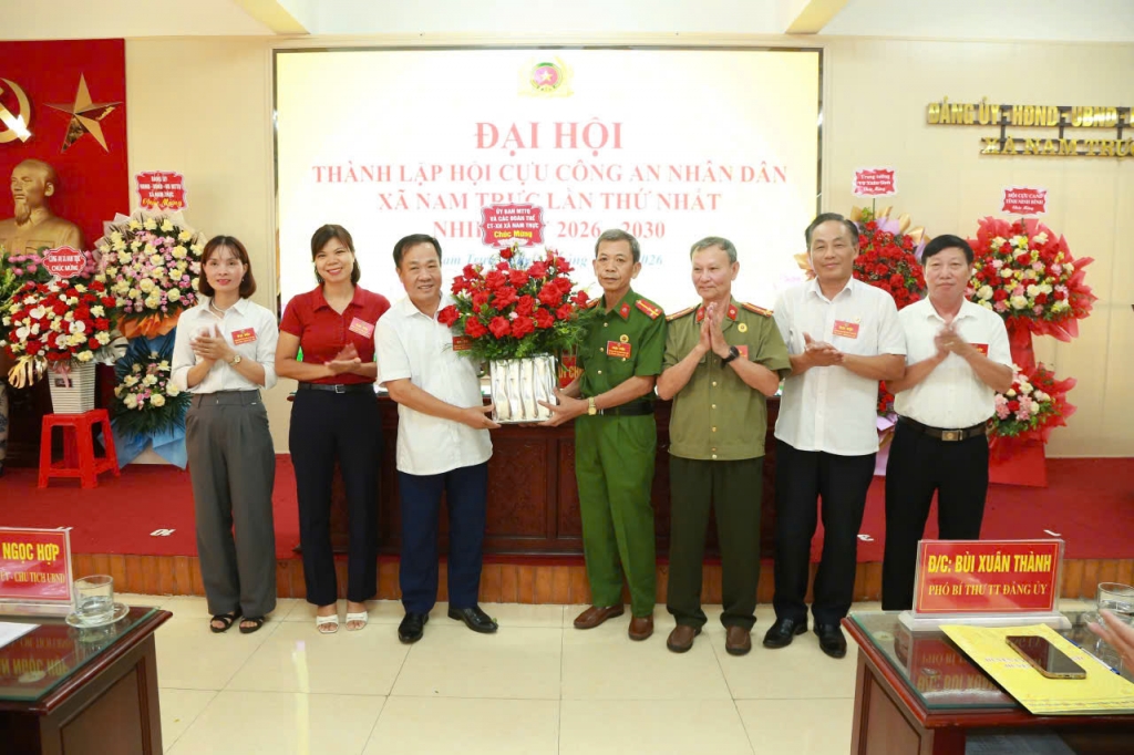 Ninh Bình: Thành lập Hội Cựu CAND xã Nam Trực, nhiệm kỳ 2026   2030