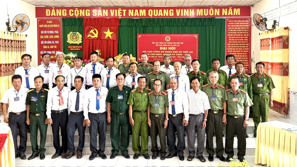Cần Thơ: Thành lập Hội Cựu CAND xã Thới Lai, nhiệm kỳ 2026 - 2031