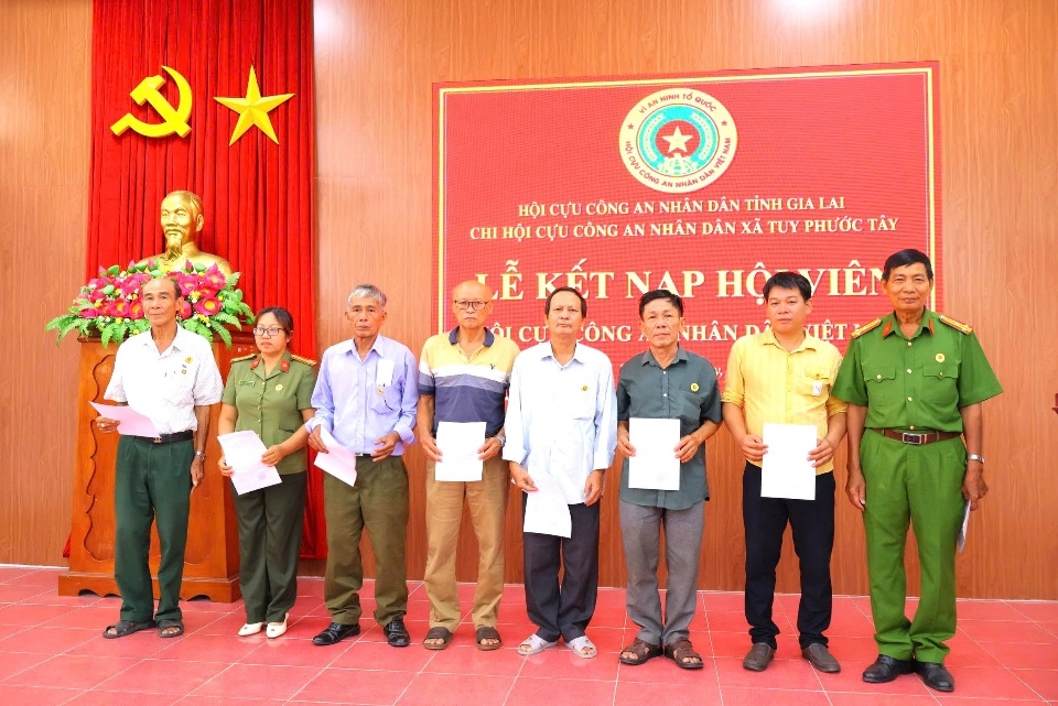 Gia Lai: Chi hội Cựu CAND xã Tuy Phước Tây sơ kết 6 tháng đầu năm và triển khai nhiệm vụ trọng tâm cuối năm 2026