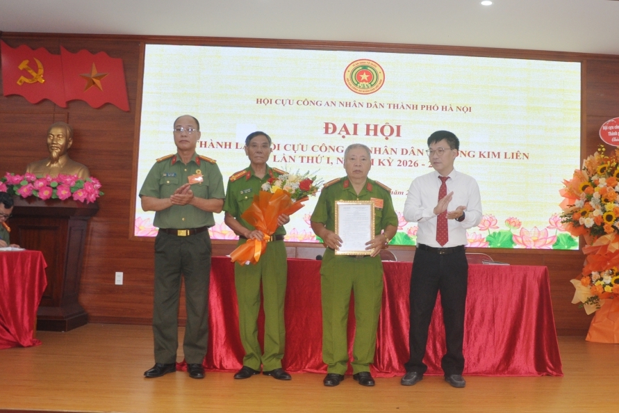 Hà Nội: Thành lập Hội Cựu CAND phường Kim Liên, nhiệm kỳ 2026 - 2031