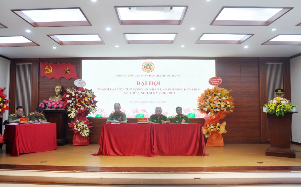 Hà Nội: Thành lập Hội Cựu CAND phường Kim Liên, nhiệm kỳ 2026 - 2031 Hà Nội: Thành lập Hội Cựu CAND phường Kim Liên, nhiệm kỳ 2026 - 2031
