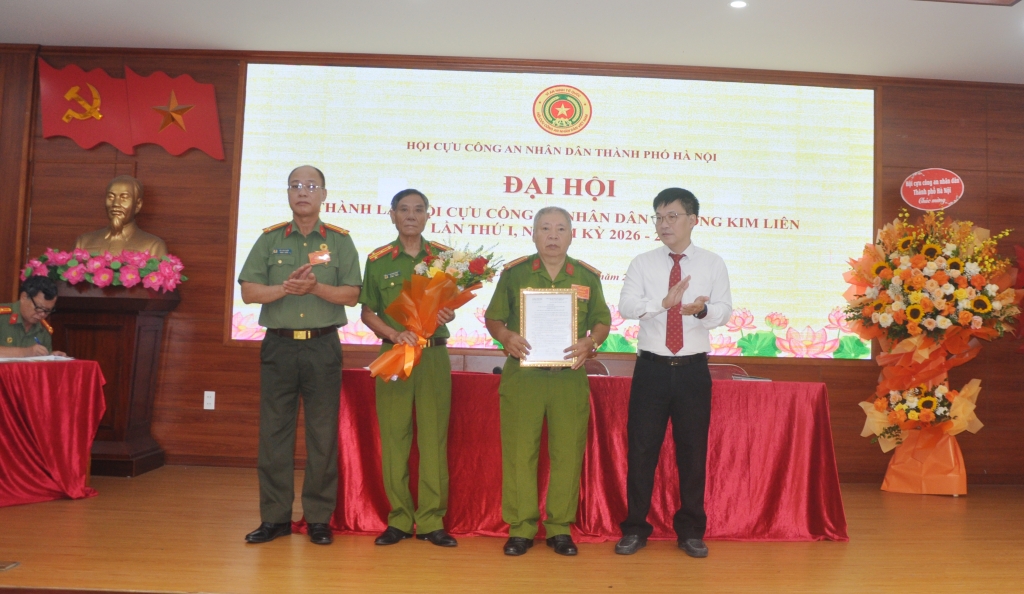 Hà Nội: Thành lập Hội Cựu CAND phường Kim Liên, nhiệm kỳ 2026 - 2031 Hà Nội: Thành lập Hội Cựu CAND phường Kim Liên, nhiệm kỳ 2026 - 2031