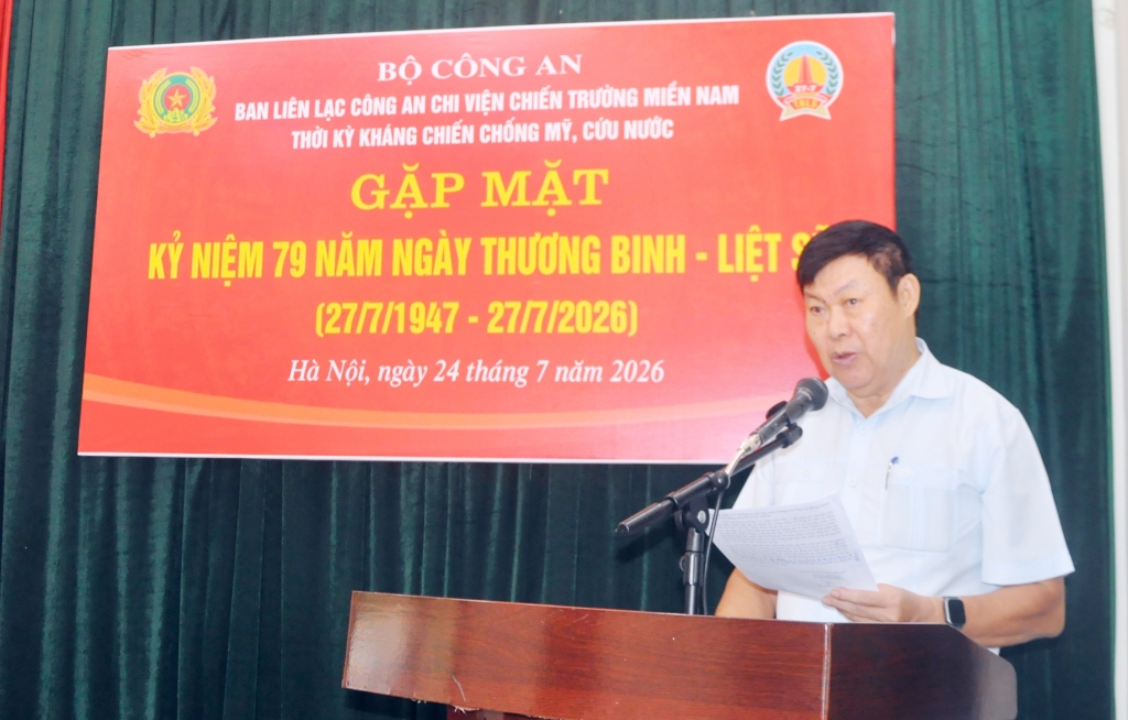 Tri ân những cống hiến, hy sinh của lực lượng Công an chi viện chiến trường miền Nam