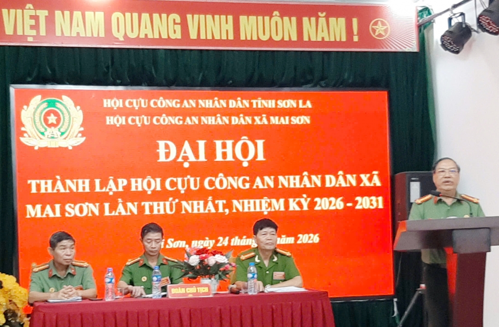 Sơn La: Thành lập Hội Cựu CAND xã Mai Sơn, nhiệm kỳ 2026 - 2031