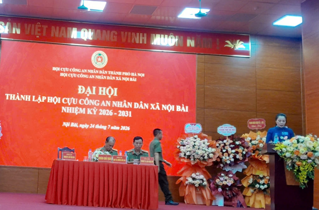 Hà Nội: Thành lập Hội Cựu CAND xã Nội Bài, nhiệm kỳ 2026 - 2031