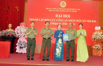 Hà Nội: Thành lập Hội Cựu CAND xã Nội Bài, nhiệm kỳ 2026 - 2031