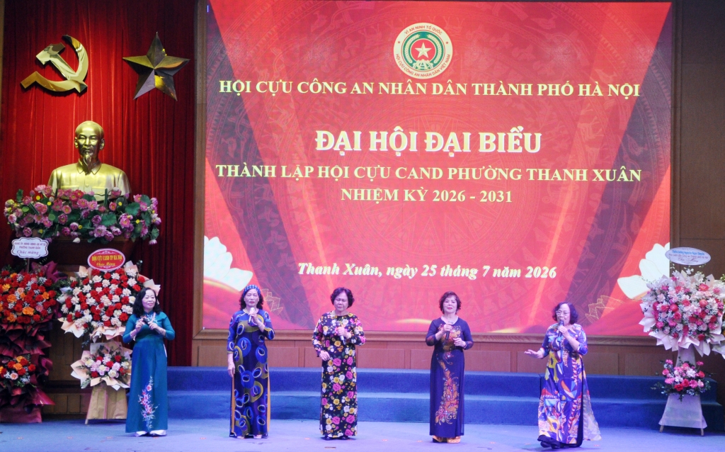 Hà Nội: Thành lập Hội Cựu CAND phường Thanh Xuân, nhiệm kỳ 2026   2031