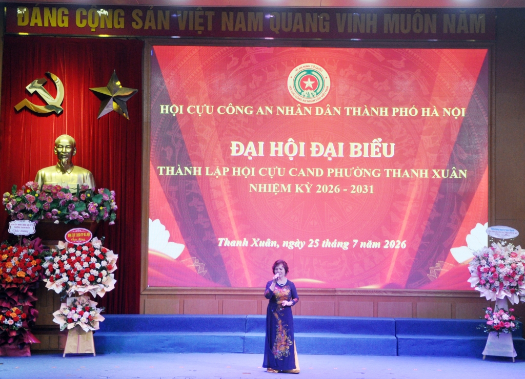 Hà Nội: Thành lập Hội Cựu CAND phường Thanh Xuân, nhiệm kỳ 2026   2031