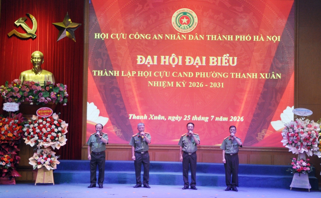 Hà Nội: Thành lập Hội Cựu CAND phường Thanh Xuân, nhiệm kỳ 2026   2031