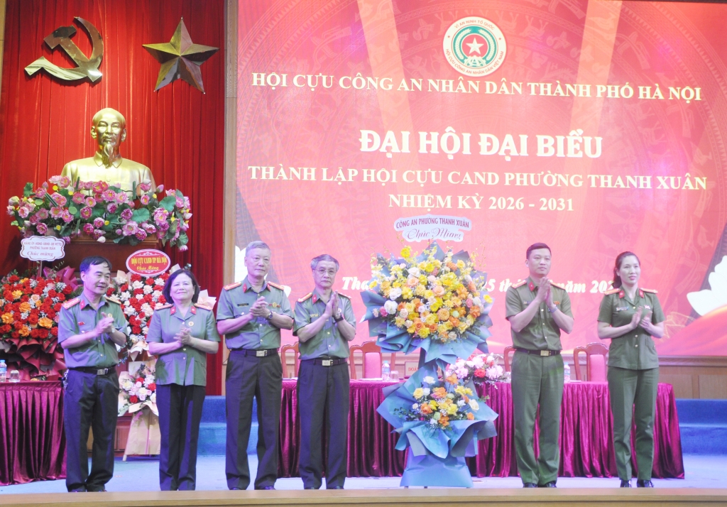 Hà Nội: Thành lập Hội Cựu CAND phường Thanh Xuân, nhiệm kỳ 2026 - 2031 Hà Nội: Thành lập Hội Cựu CAND phường Thanh Xuân, nhiệm kỳ 2026 2031