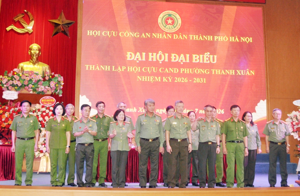 Hà Nội: Thành lập Hội Cựu CAND phường Thanh Xuân, nhiệm kỳ 2026 - 2031 Hà Nội: Thành lập Hội Cựu CAND phường Thanh Xuân, nhiệm kỳ 2026 2031