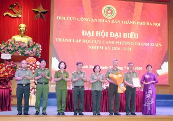 Hà Nội: Thành lập Hội Cựu CAND phường Thanh Xuân, nhiệm kỳ 2026 - 2031