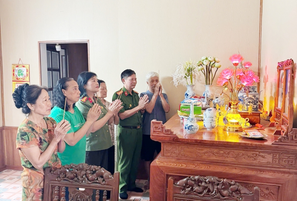 Ninh Bình: Hội Cựu CAND các xã, phường tổ chức nhiều hoạt động tri ân nhân kỷ niệm 79 năm Ngày Thương binh - Liệt sĩ