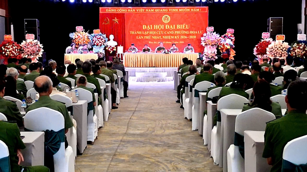 Ninh Bình: Thành lập Hội Cựu CAND phường Hoa Lư, nhiệm kỳ 2026 - 2030