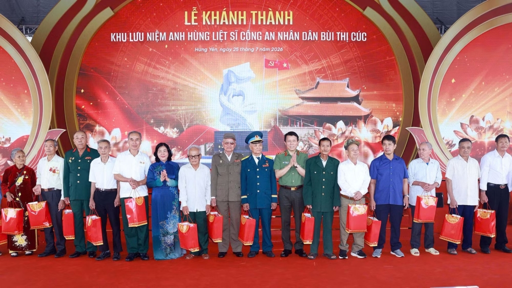 Khánh thành Khu lưu niệm Anh hùng liệt sĩ Công an nhân dân Bùi Thị Cúc