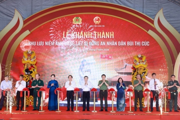 Khánh thành Khu lưu niệm Anh hùng liệt sĩ Công an nhân dân Bùi Thị Cúc