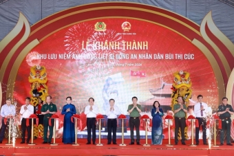 Khánh thành Khu lưu niệm Anh hùng liệt sĩ Công an nhân dân Bùi Thị Cúc
